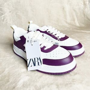 Zara Kids Maroon Sneakers Size 2